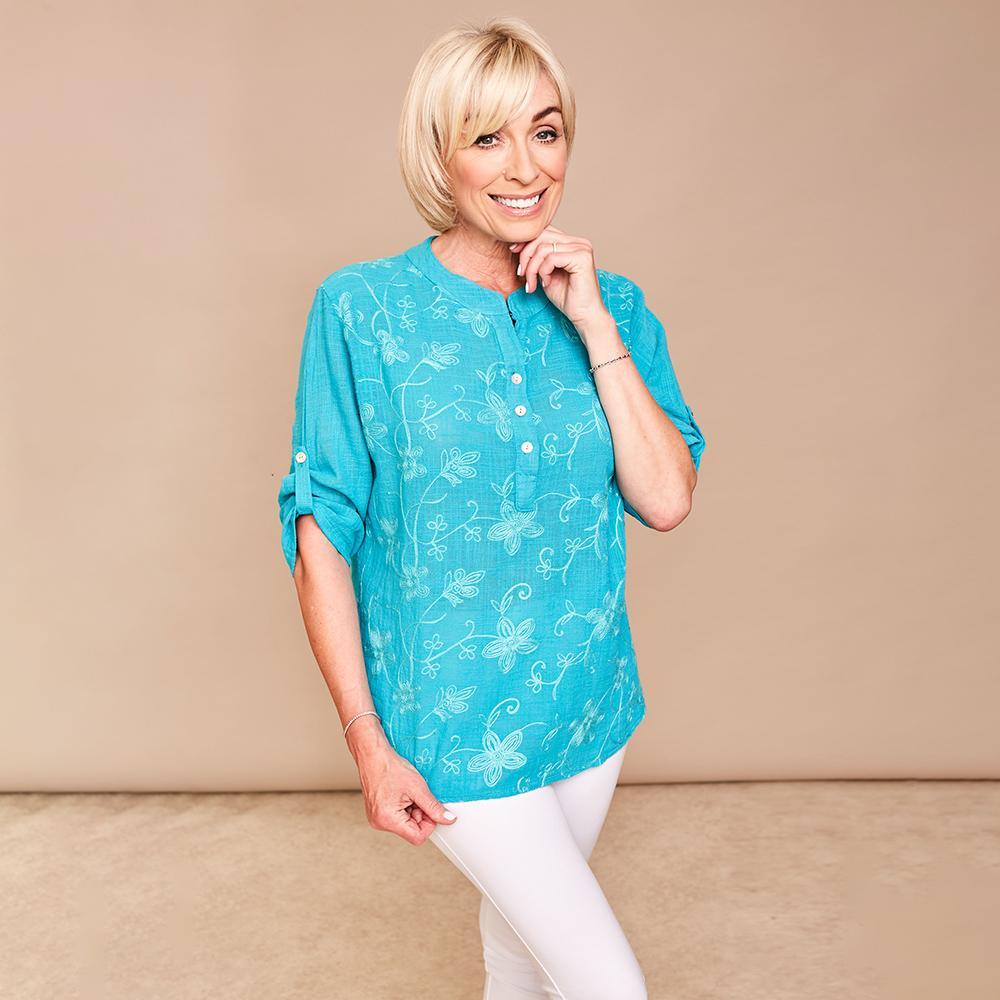 Lily Top (Turquoise)