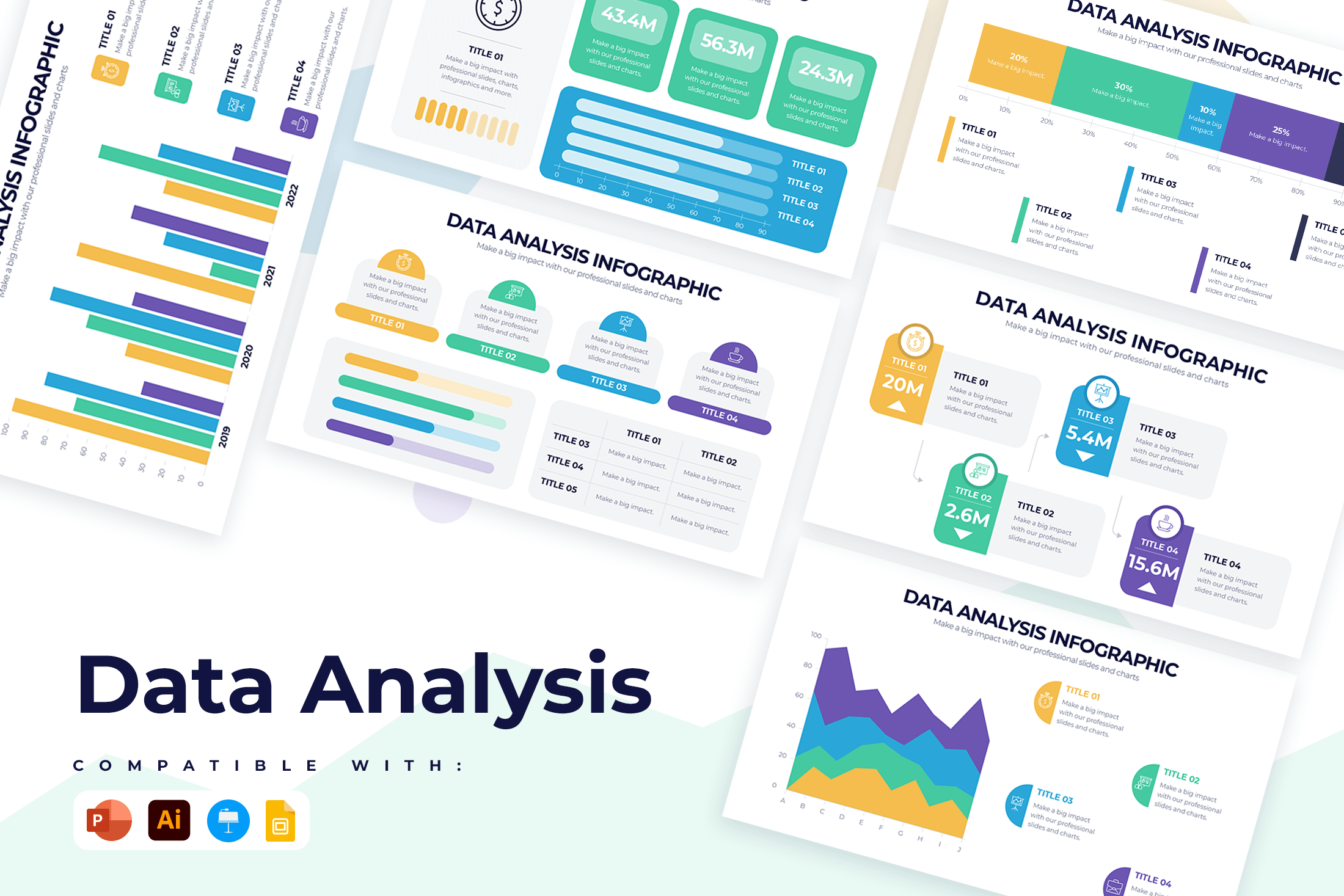 Summary PowerPoint Infographic Templates