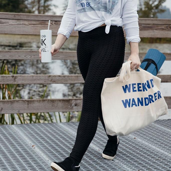 Weekend Wanderer Canvas Tote Bag