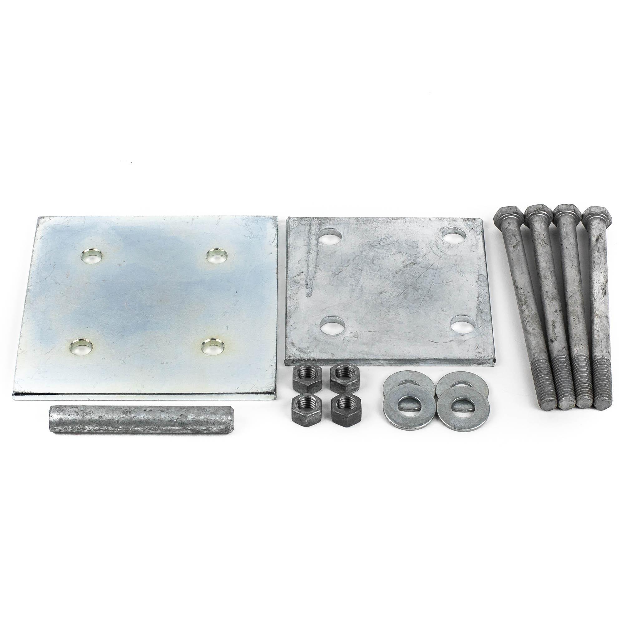 Titan structural wood post anchor on a white background