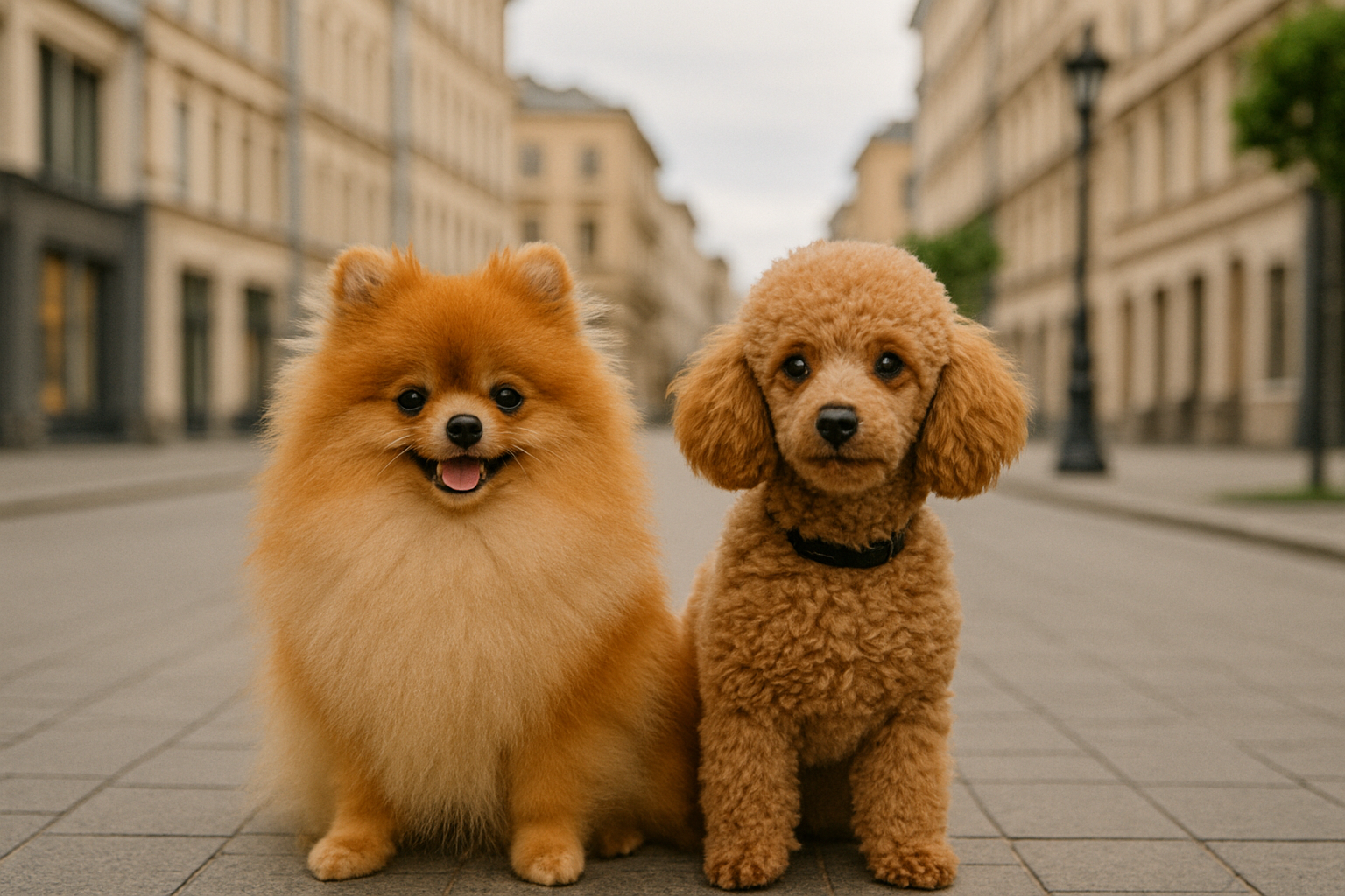 Pomeranian vs Toy Poodle
