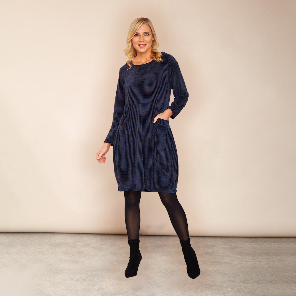 Tessa Dress (Navy)