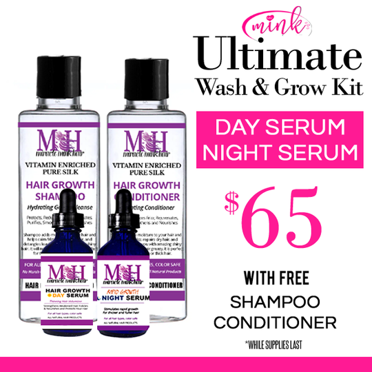 Mink Hair Wholesale Ultimate Wash and Grow Kit
