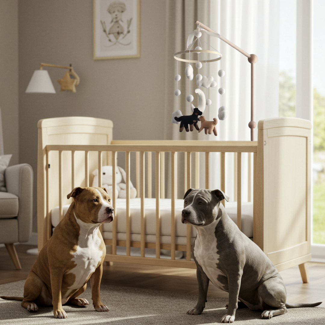 Custom Dog Baby Mobile