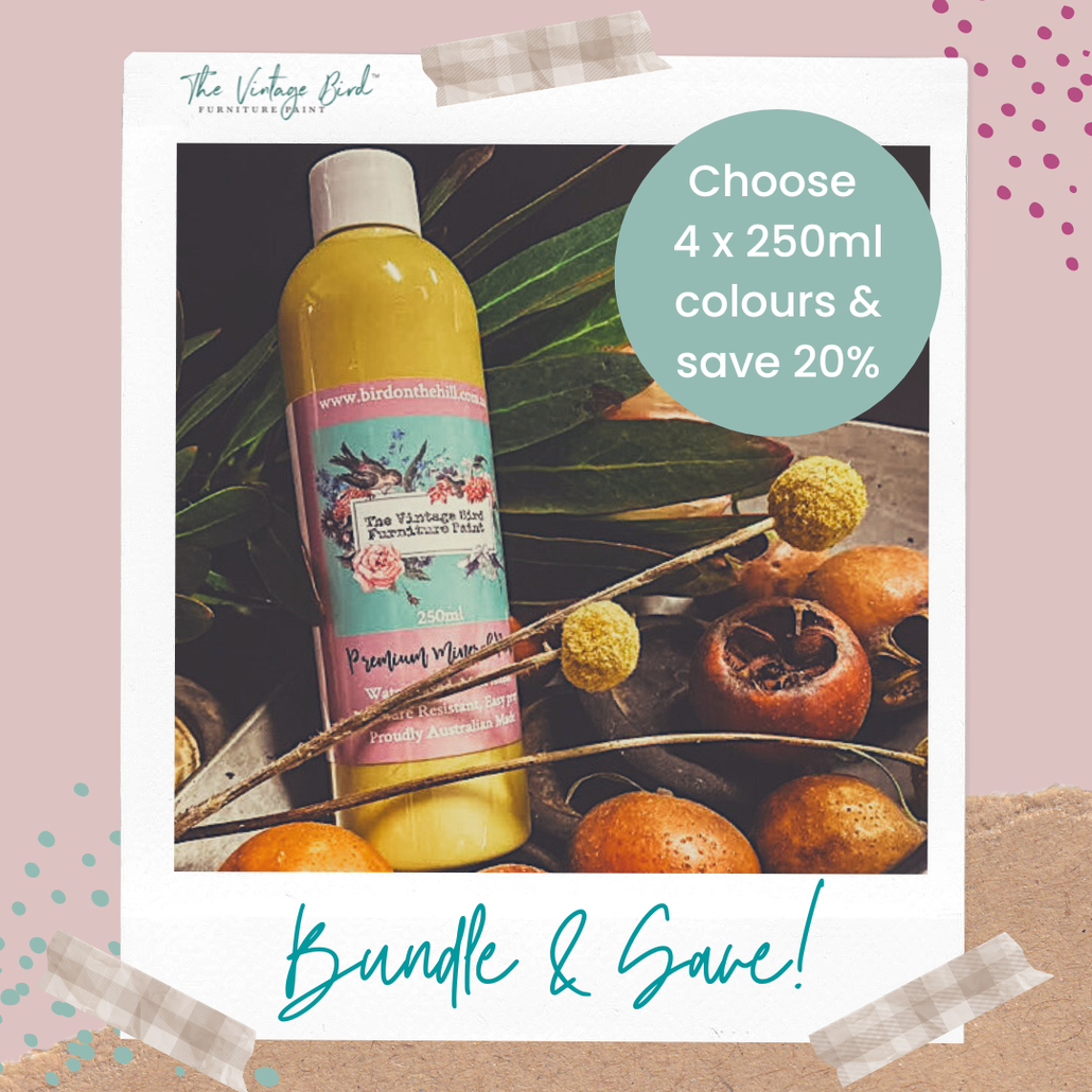 Vintage Bird Furniture Paint D.I.Y Furniture Painting Bundles and Kits