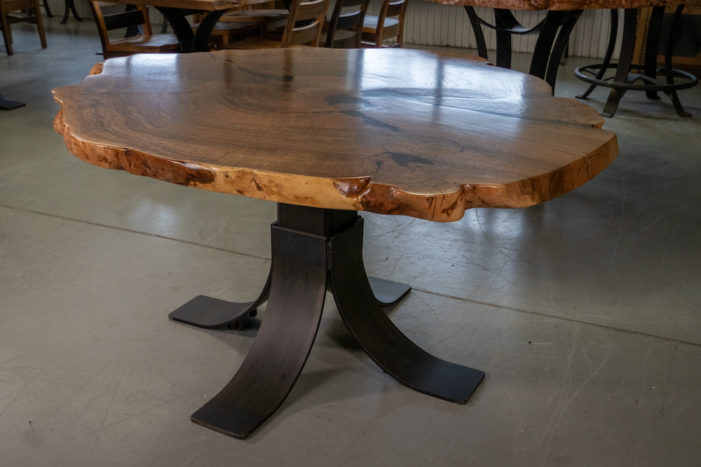 Oak Burl Dining Table