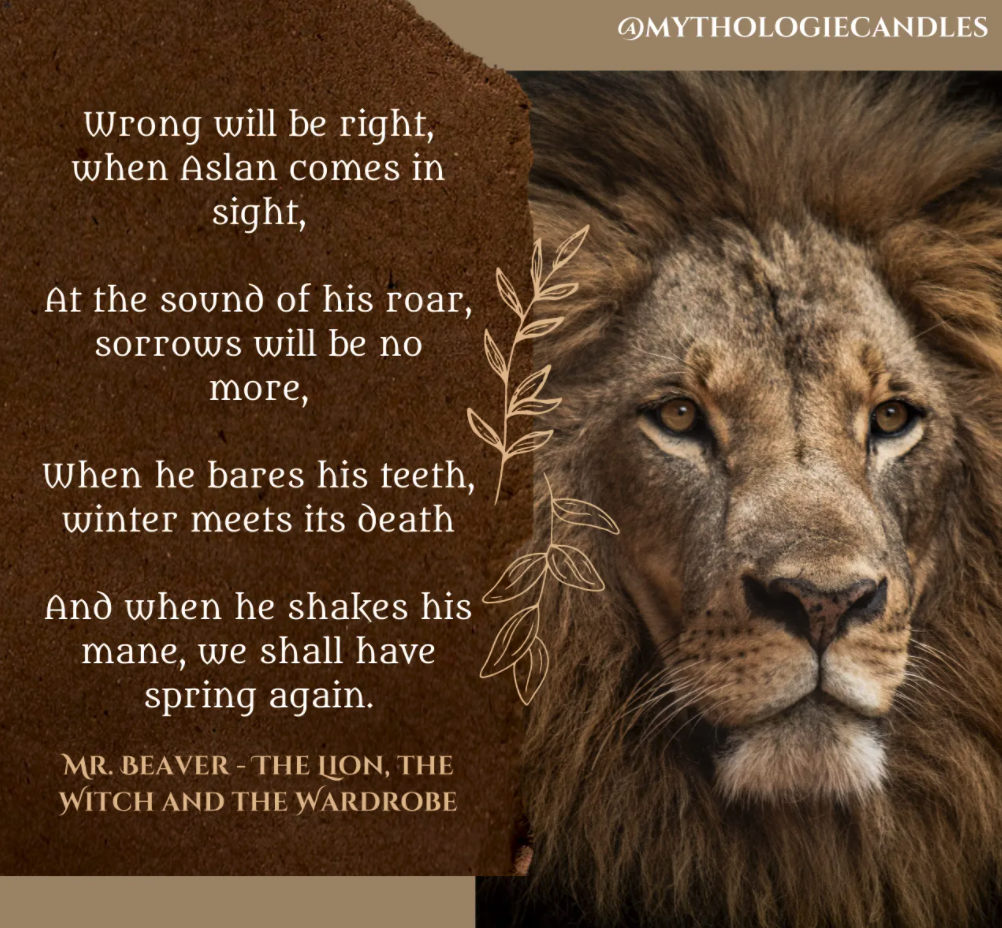 Aslan: The Chronicles of Narnia, C. S. Lewis, The Lion, the Witch