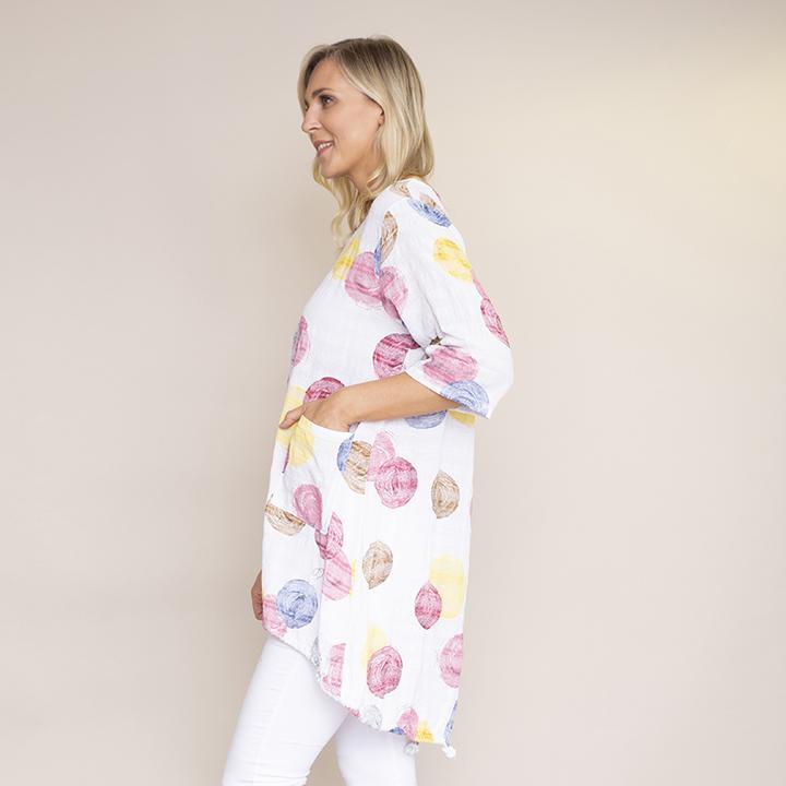 Grace Bubble Top (White)