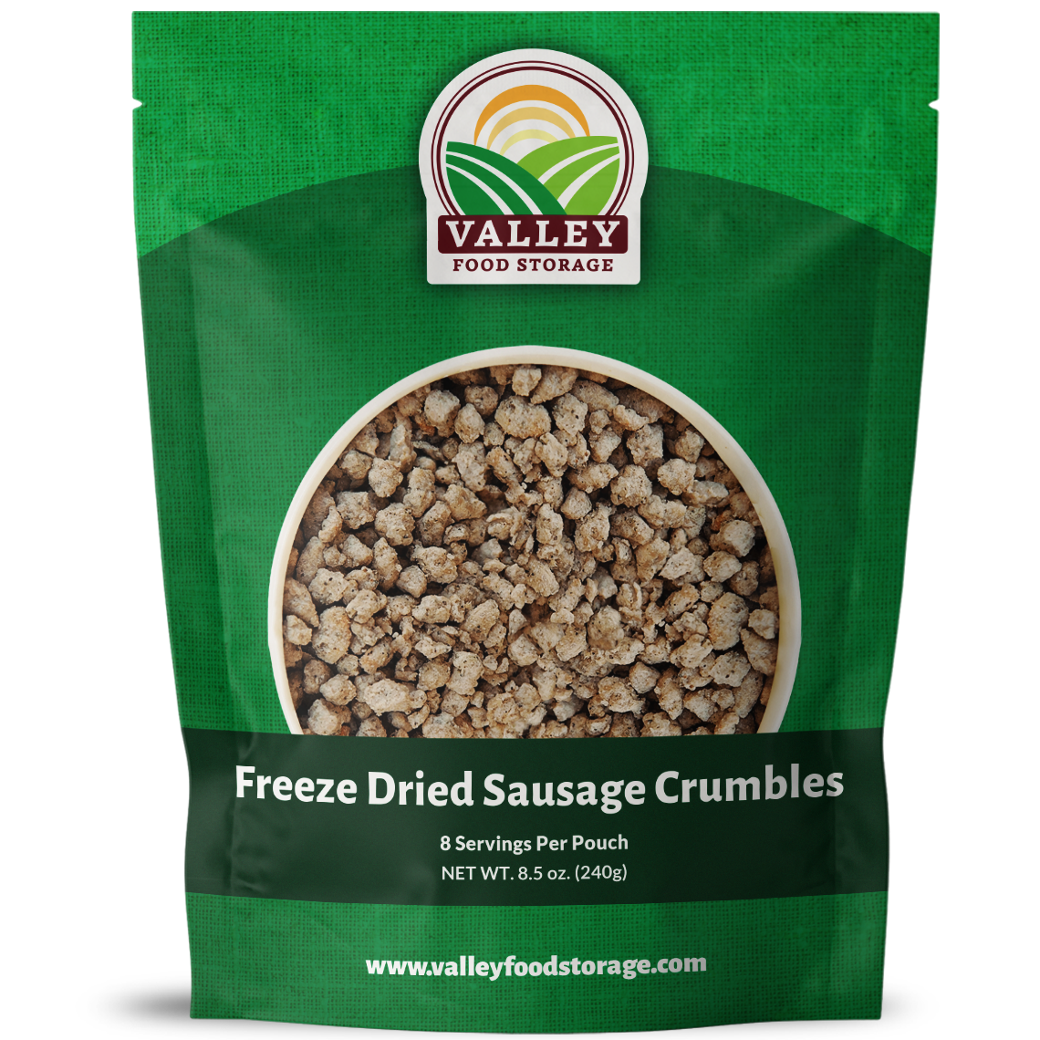 Freeze Dried Sausage Crumbles