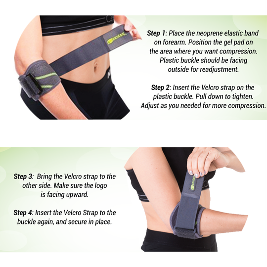 SENTEQ ELBOW BRACE SUPPORT STRAP – tendonitis brace elbow tendonitis brace