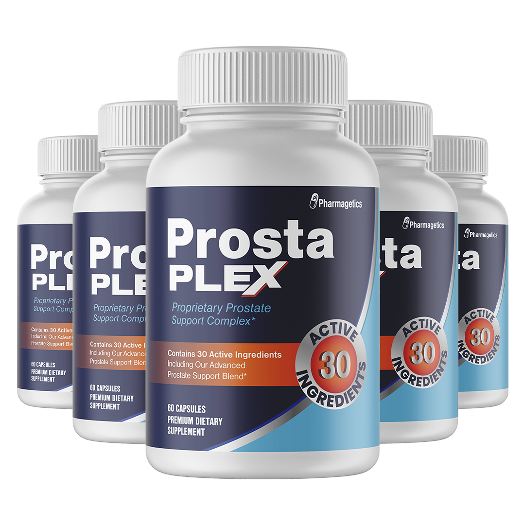 5 Bottles ProstaPlex Proprietary Prostate Support Prosta Plex - 60 Capsules x 5