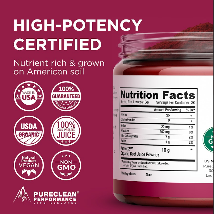 PURECLEAN BEET™ - 100% Organic Beet Juice Powder – PureClean Performance