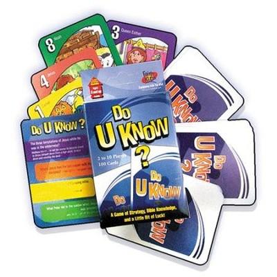 Did U Know card game for Christian families