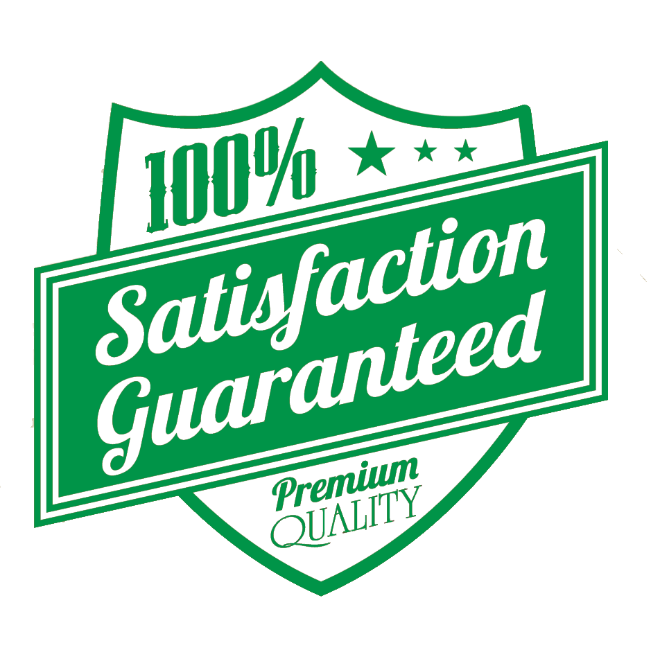 100% Satisfaction Guaranteed Badge Icon