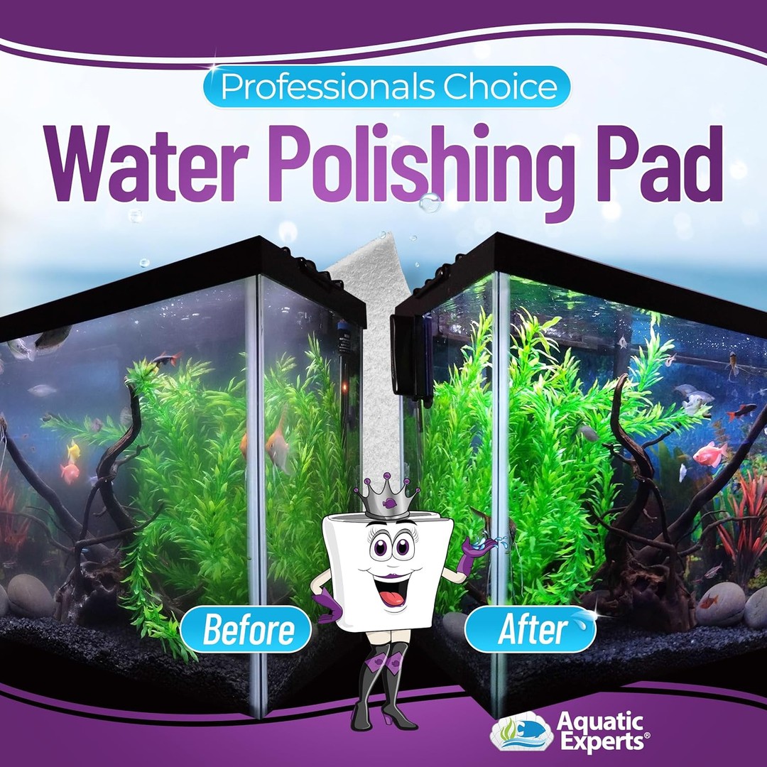 Aquatic Experts Aquarium Polishing Filter Pad, Aquarium Filter Pad,  Aquarium Filter Floss for Fish Tank Filters, Water Polishing Pad for  Aquarium Filters, (100 Micron, 24 x 36 - 1 Pack) - Yahoo Shopping