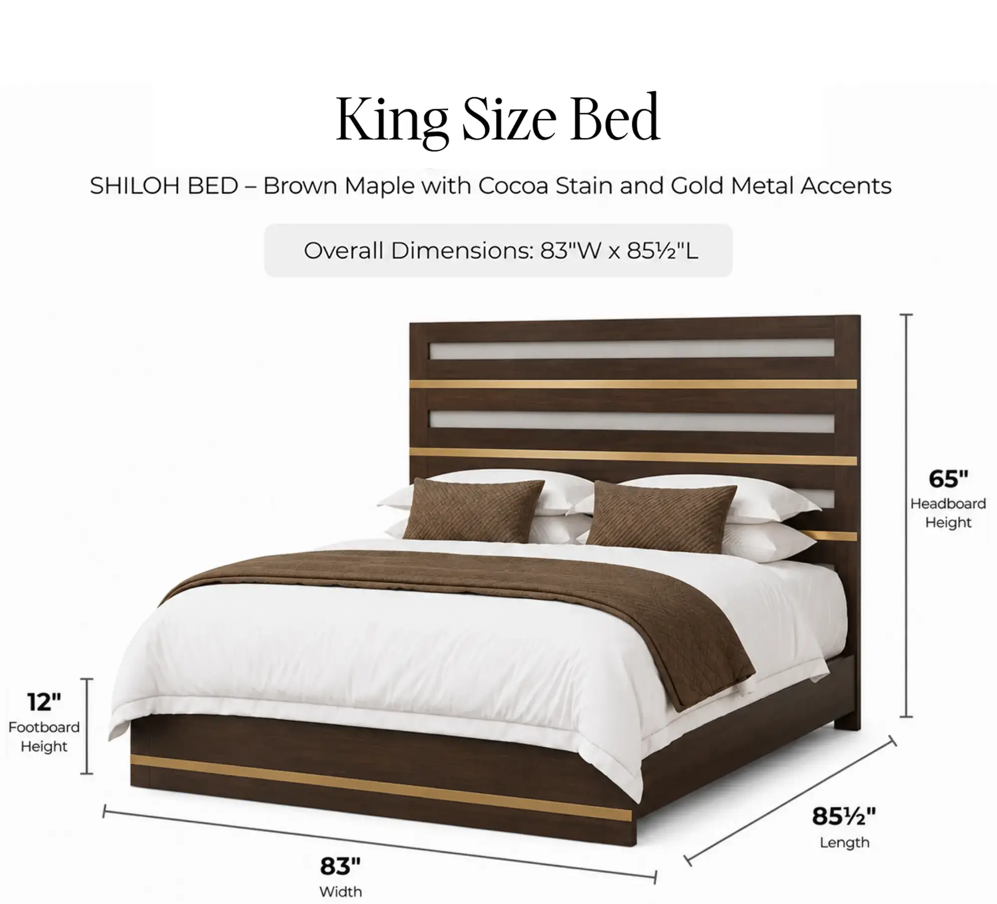 Shiloh King Size Bed