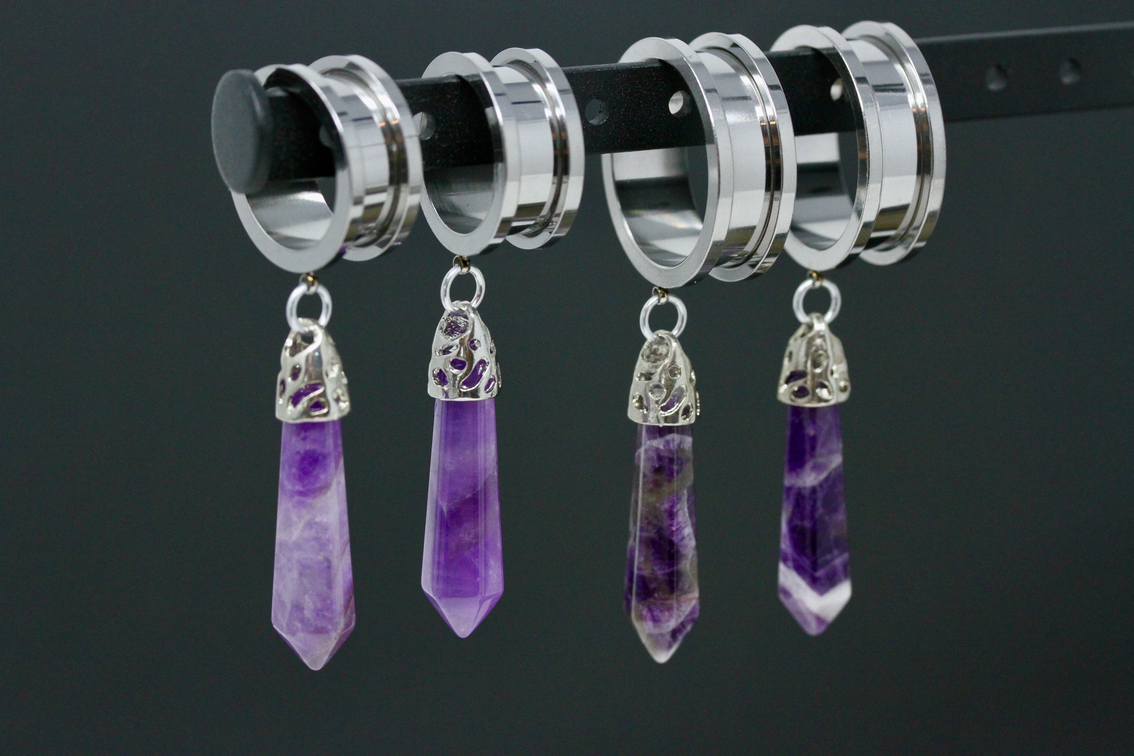 Amethyst Plugs and Tunnels