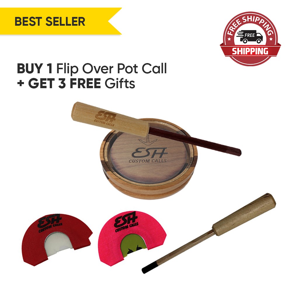 Buy 1 Flip Over Pot Call and Get 3 Free Mouth Calls