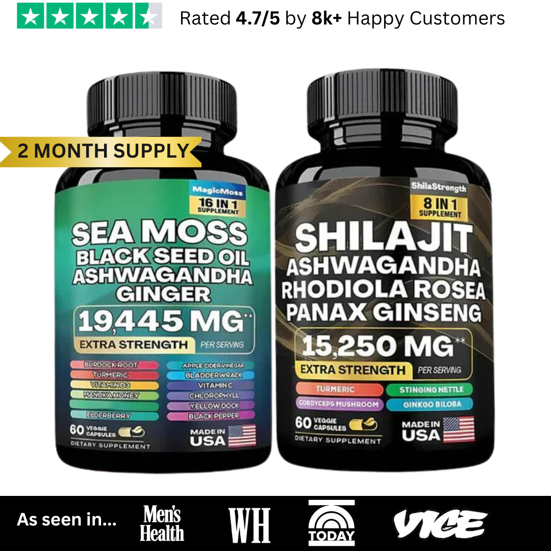 Ultimate Shilajit & Black Seed Oil Stack