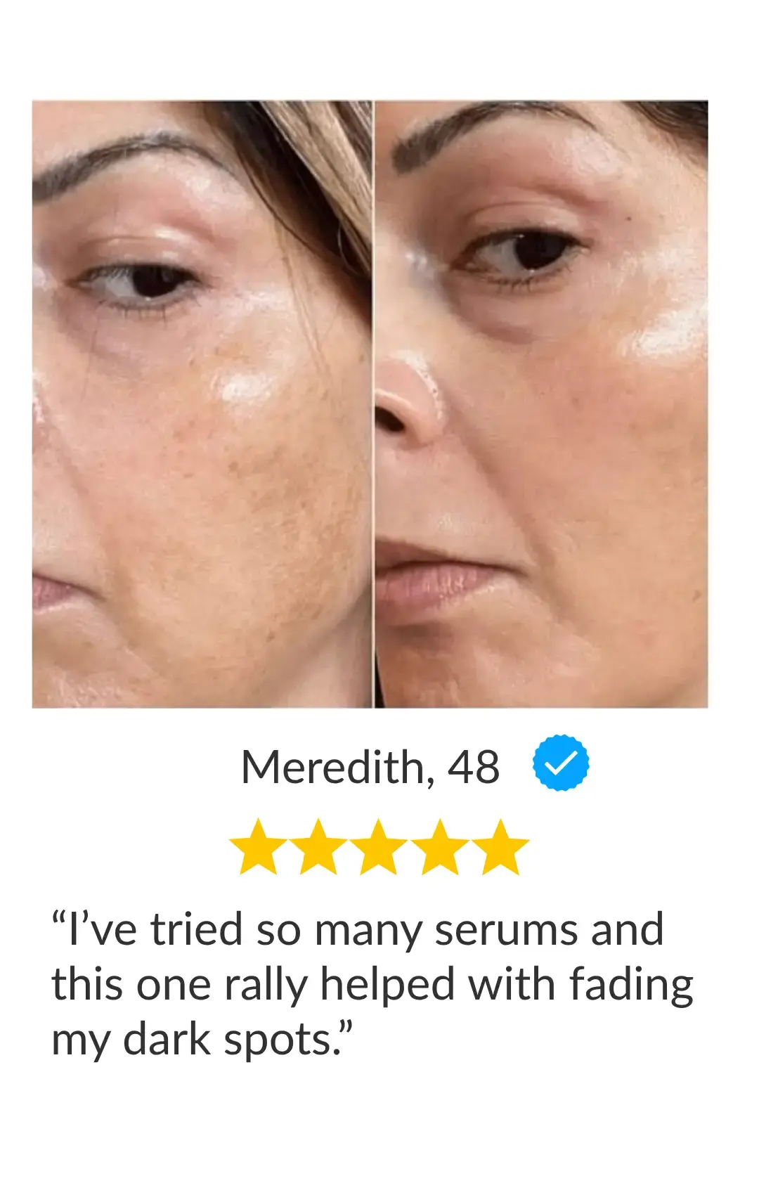 before after image showing long full lashes