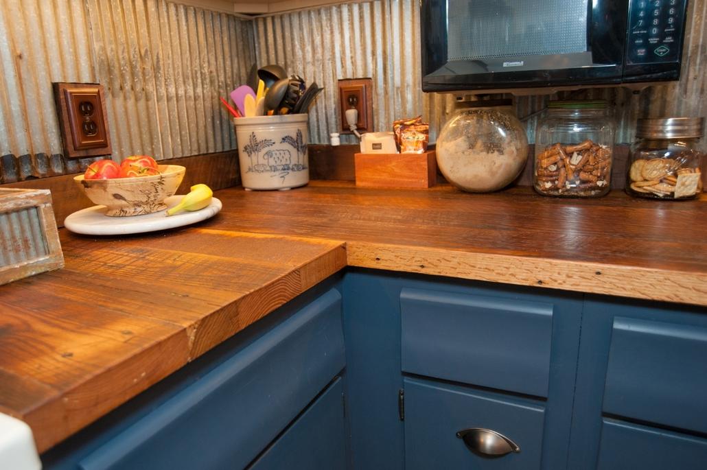 solid wood butcherblock countertop