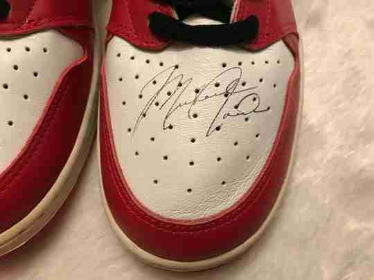 1985 Air Jordan 1 Autographed