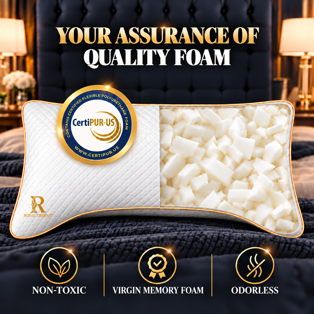 Bioform Shredded Memory Foam Pillow