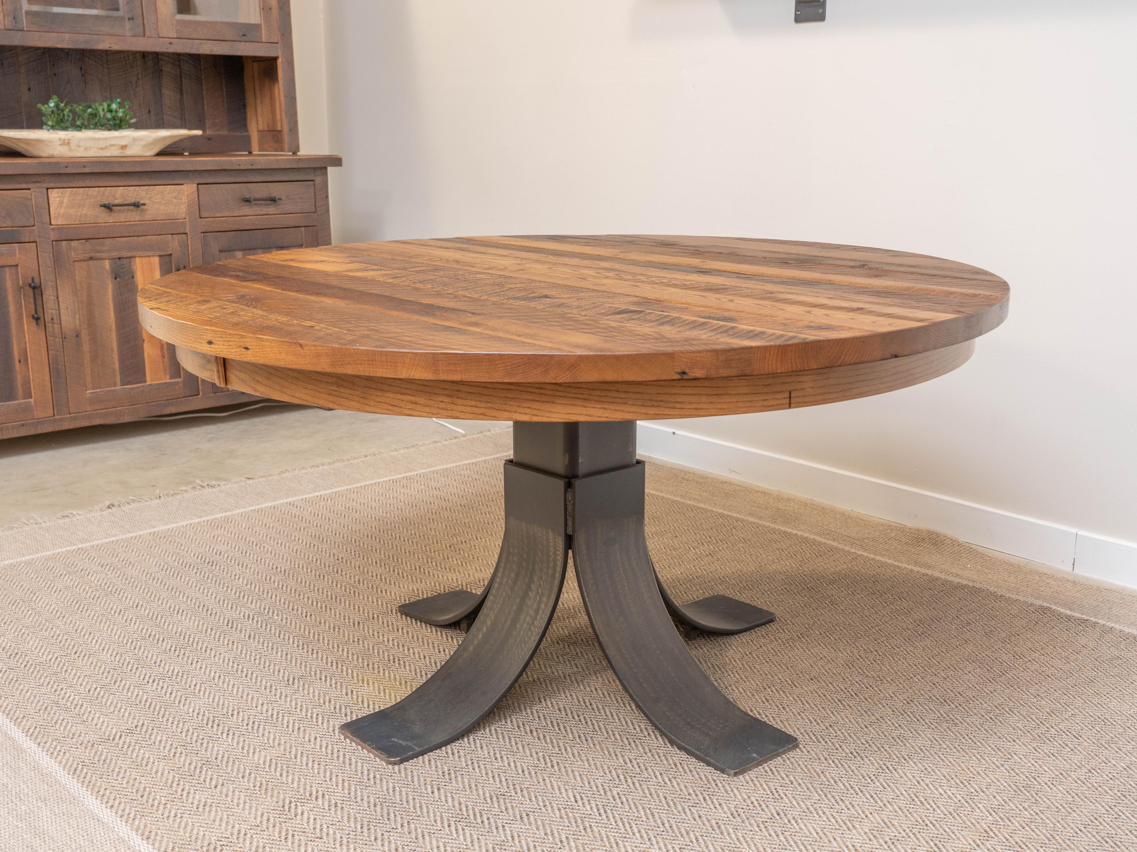 live edge walnut dining table with copper epoxy side river