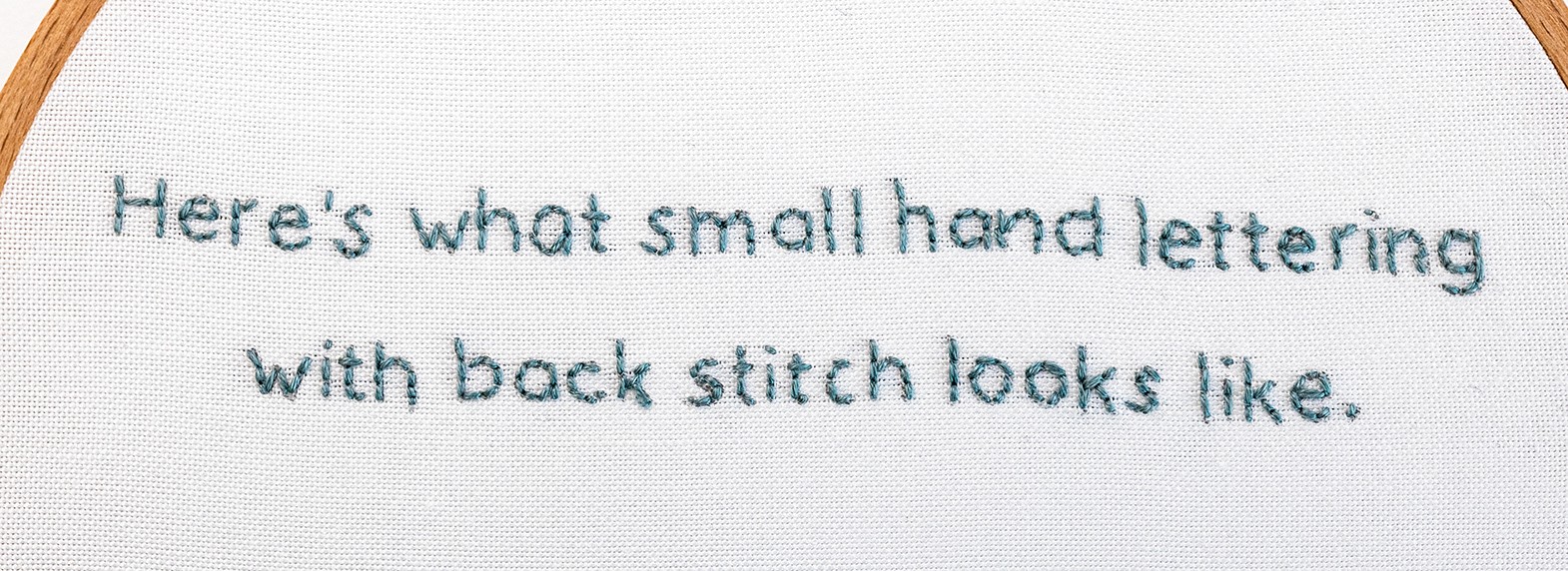 This is an image of the word 'Piper' stitched with back stitch.