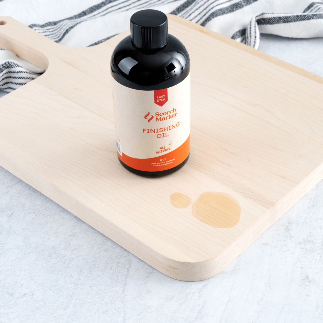 Scorch Marker Wood Finishing Oil - Safe For Cutting Boards