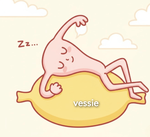 utérus antéversé reposé sur la vessie