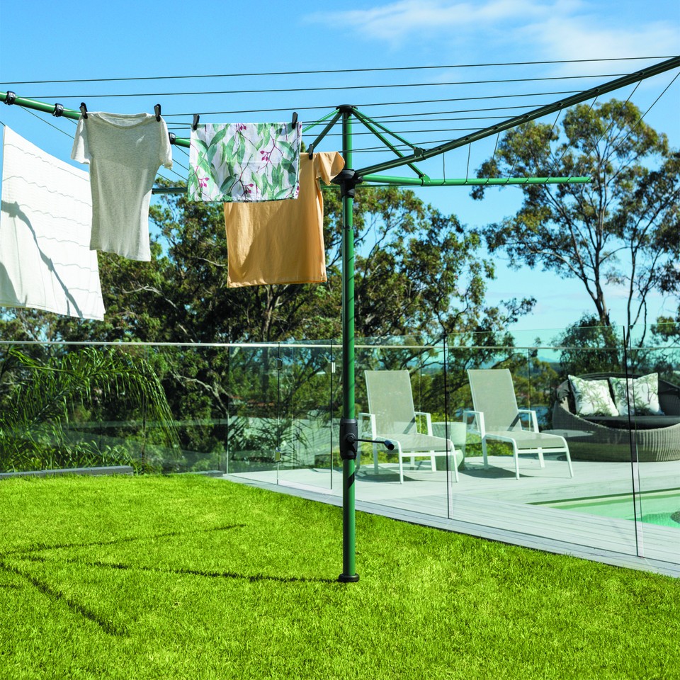 Hills Hoist rotary 8 line clothesline installed in Northern Suburbs Sydney
