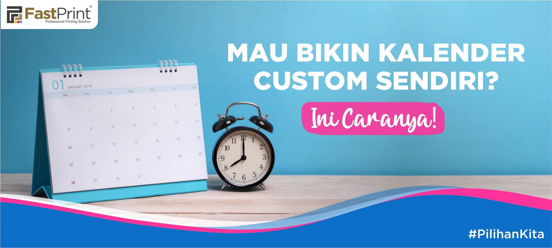 kalender custom, membuat kalender sendiri, art paper, kertas art paper