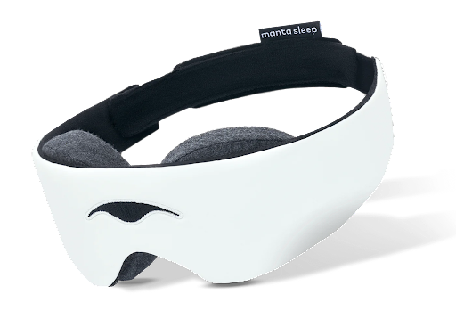 A white sleep mask with eye cups makes a great sleep gift for co-workers.