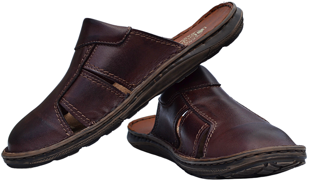 Michael - outdoor slippers for men - Reindeer Leather