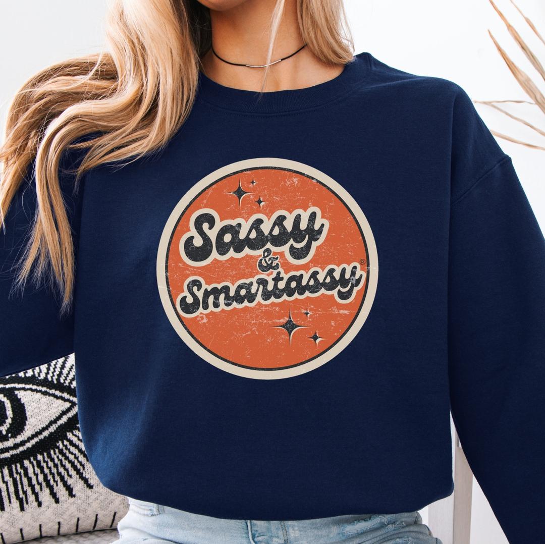 Retro Rebel: Sassy & Smartassy® Vintage Vibes '70s Women's Sweatshirt