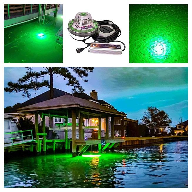 Photos of the Top Selling Underwater LED Lights for Docks and Fishing