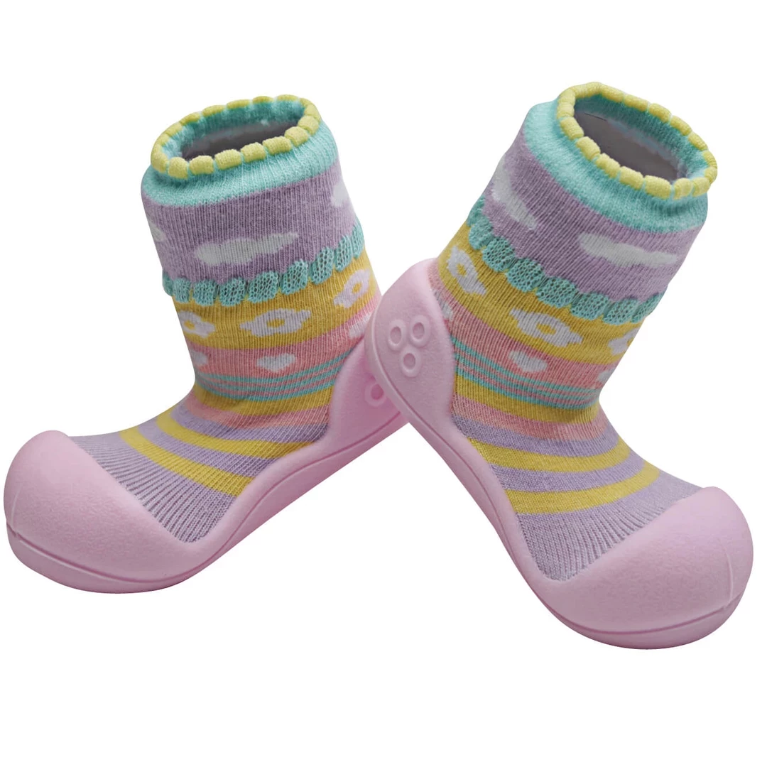 Baby Girl Walker Shoes - Attipas Attibebe - Pink