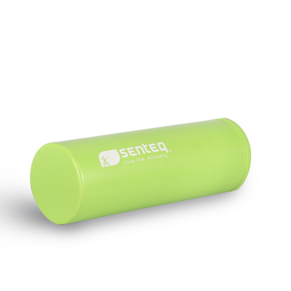 SENTEQ 18" Leather Foam Roller therapeutic exercises water resistant PVC leather material Stretchpole Straightening workout