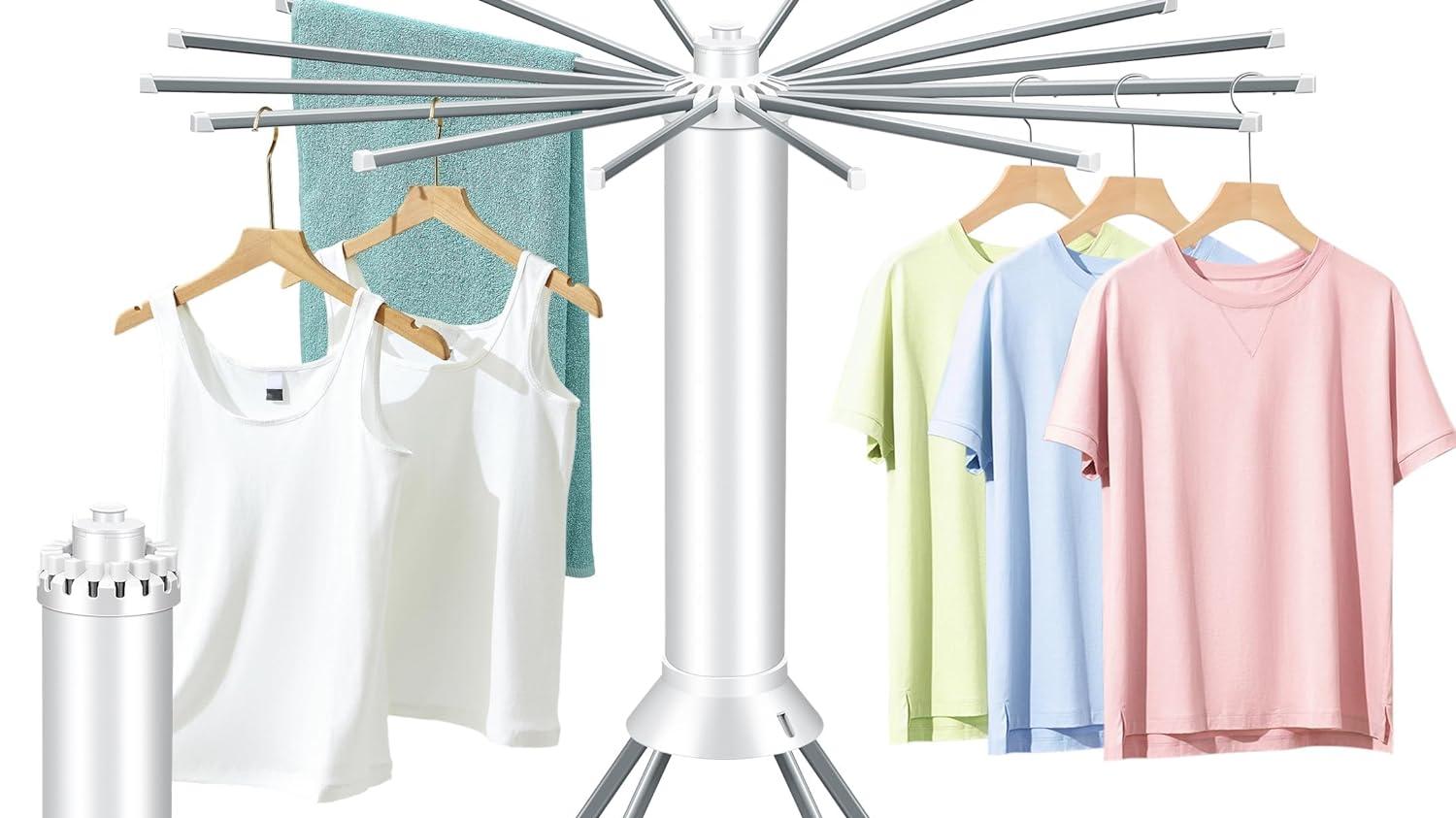 Portable Clothes Line for Travel Simtwo Portable Laundry Drying Rack