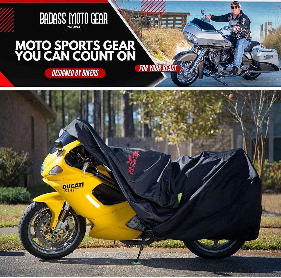 Badass Moto Motorrad Sitzkissen - Luftgefülltes Motorrad