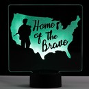 Home of the Brave LED Sign
