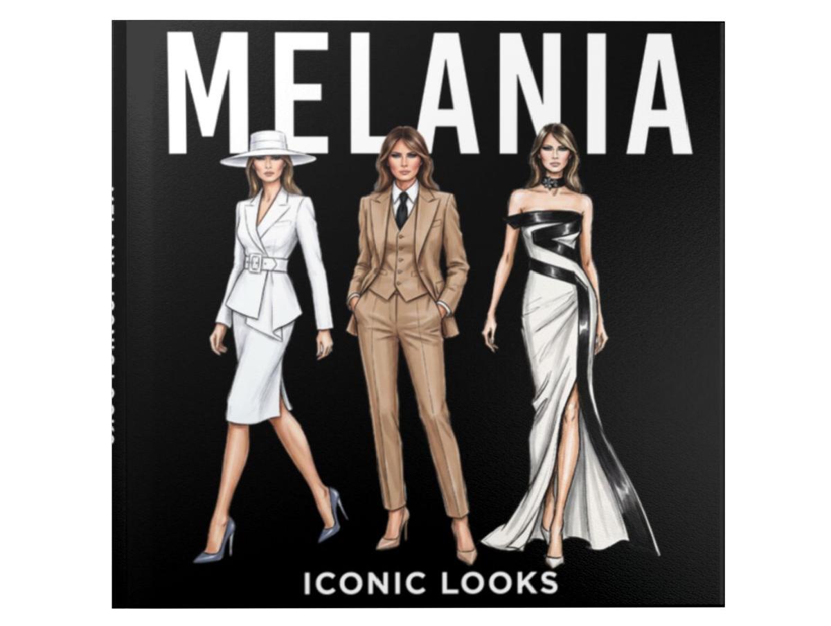 MELANIA: Iconic Looks Hardcover Fashion Look Book