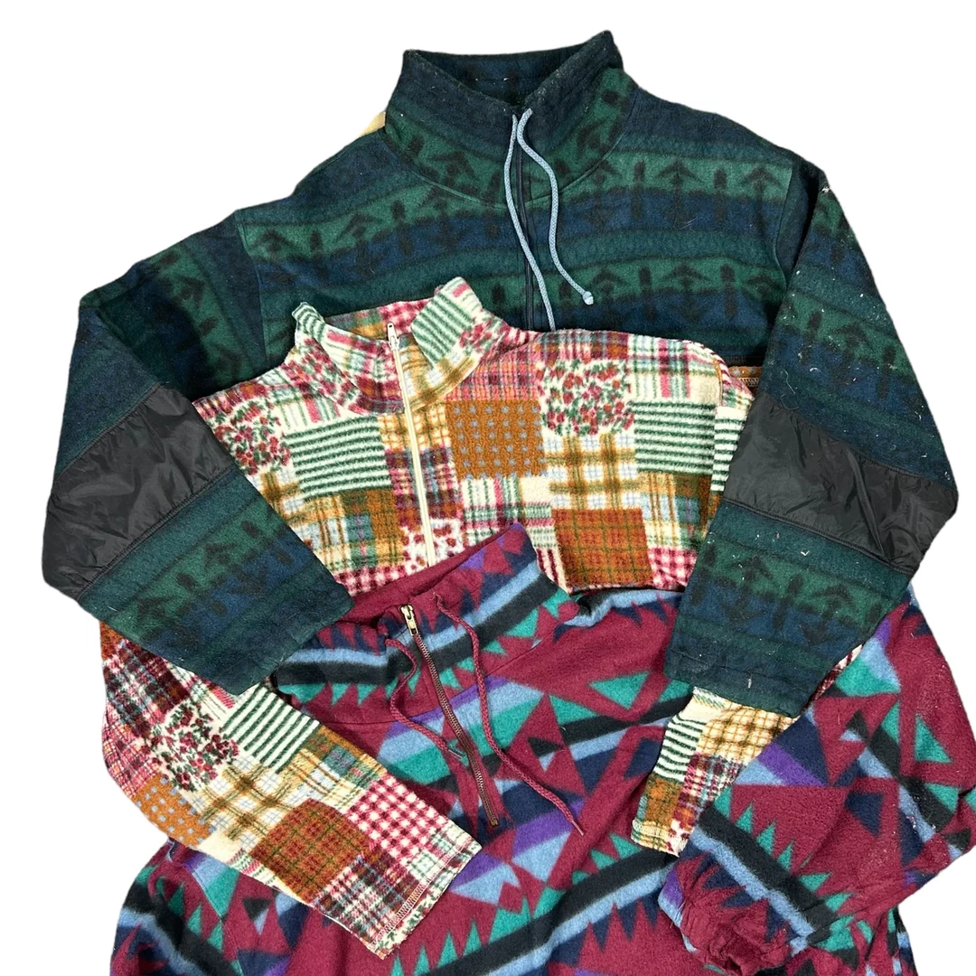 25 x Abstract Crazy Pattern Fleeces – Bulk Wholesale Company