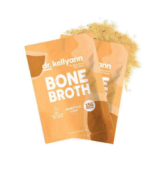 Dr. Kellyann powdered bone broth packets