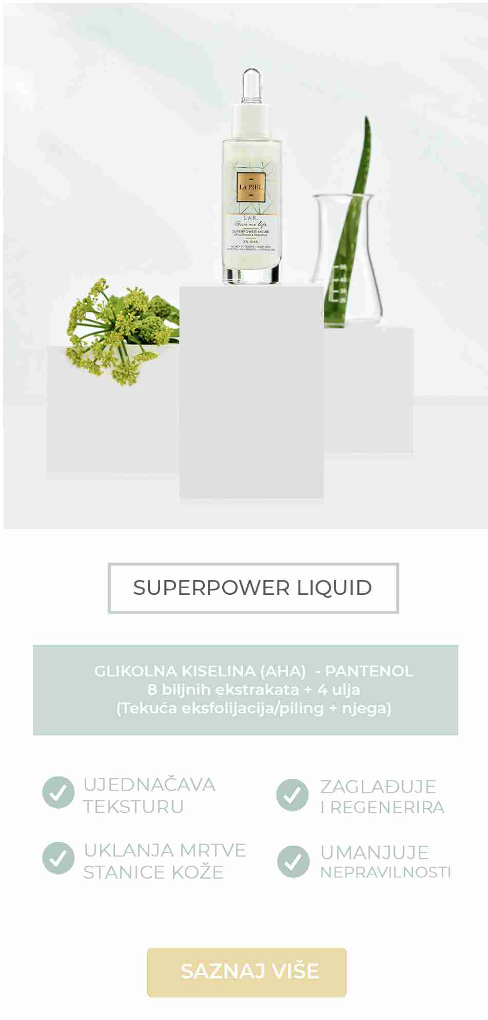 Superpower Liquid Piling Za Lice La PIEL LAB