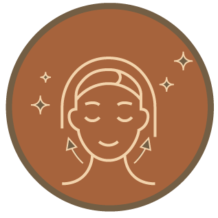 Icon for smooth, firm and lifted skin