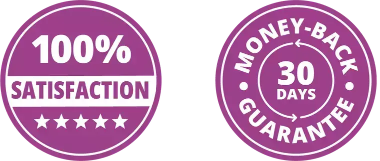 Icons for no added synthetic chemicals, not tested on animals, dermatologically tested, vegan