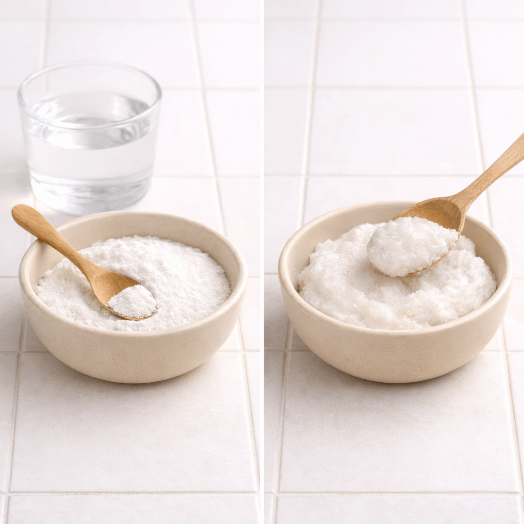 enlever tache de sang séché bicarbonate