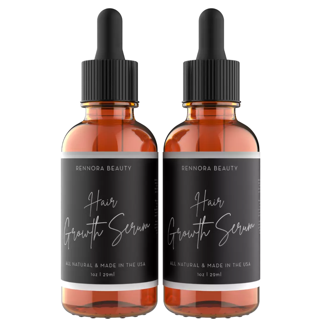 Two Bottles of Rennora Hair Growth Serum